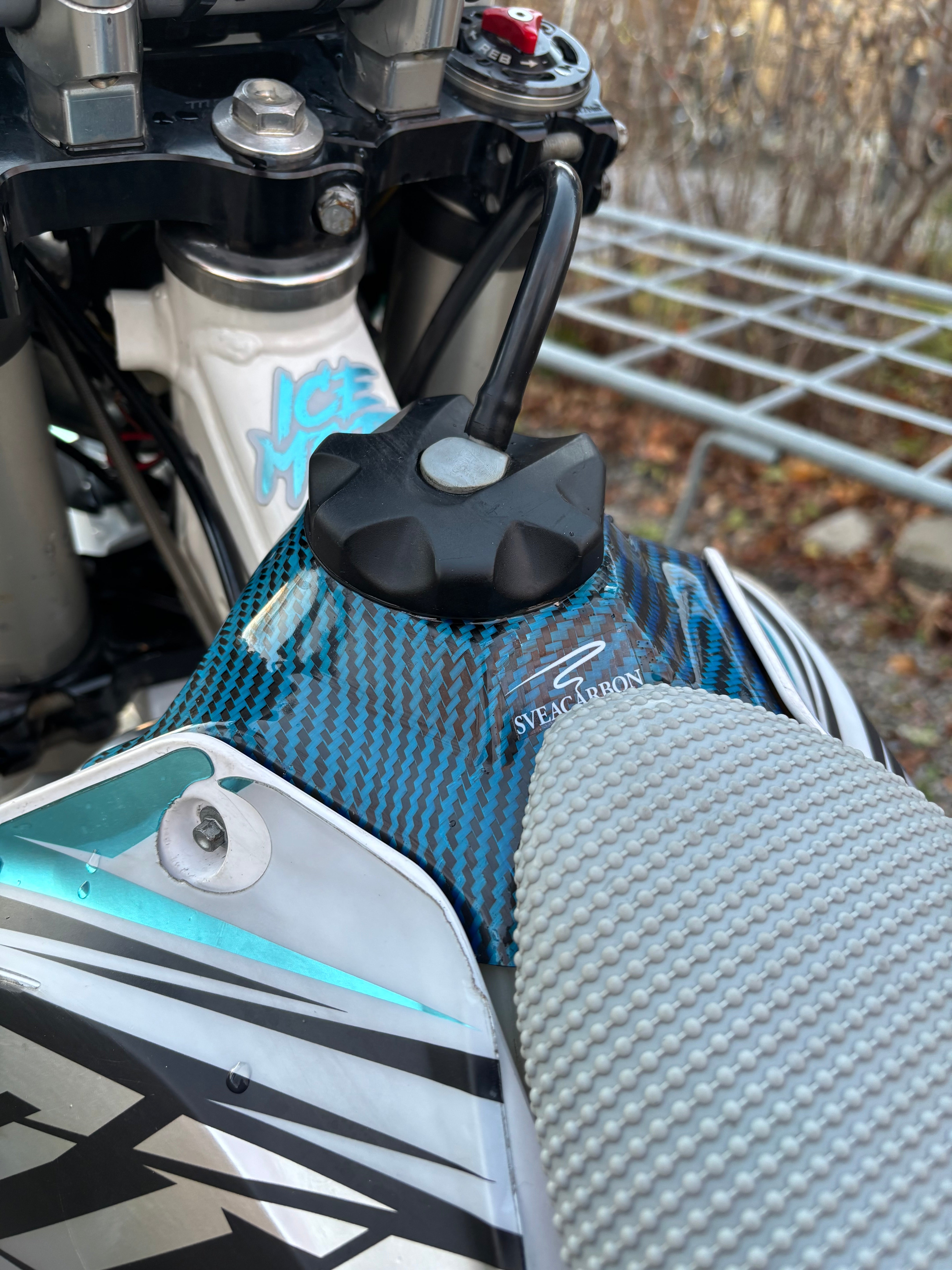 CARBON TANK UPP. COVER for Husqvarna TE 125 2013-2016