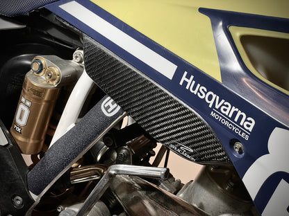 CARBON TANK LOW. COVER for HUSABERG TE 125