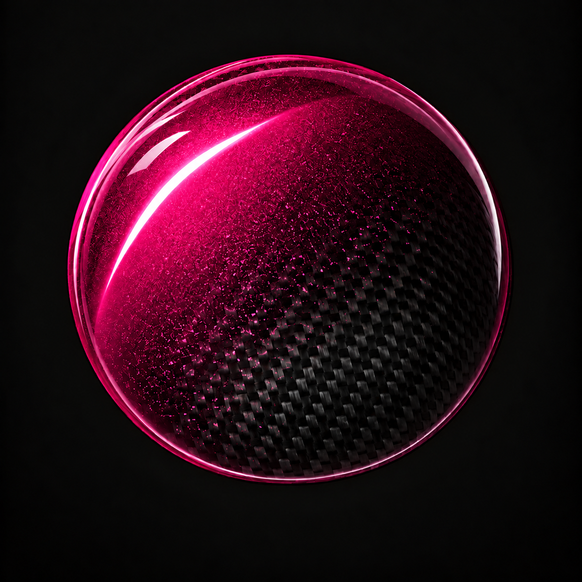 KTM EXC 300 -17 | Tank Set | Classic Carbon + Paintjob Pink Fade - Carbon (COLLAB)