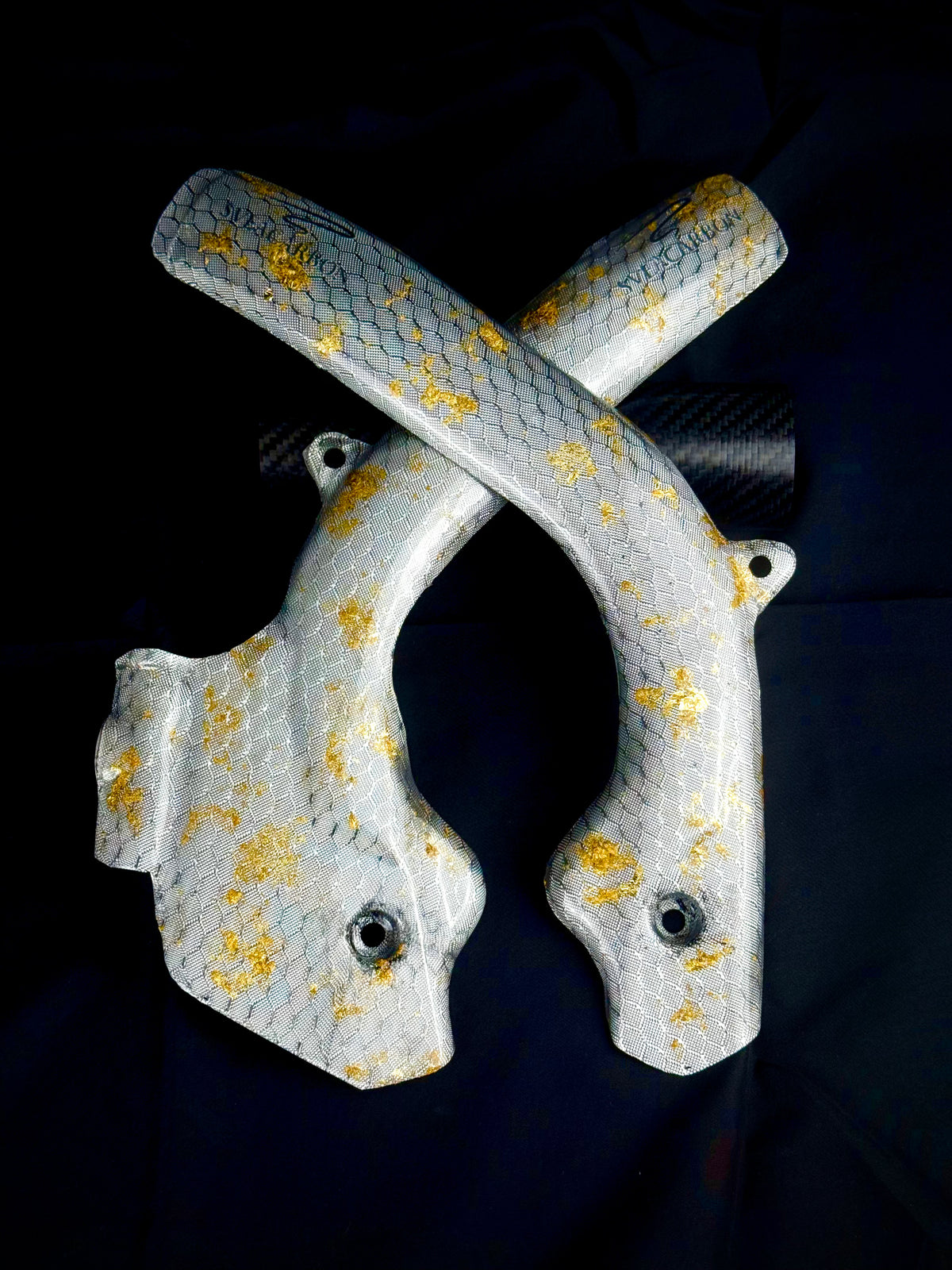 Carbon Frame Guards – KTM / Husqvarna (2017–2019)